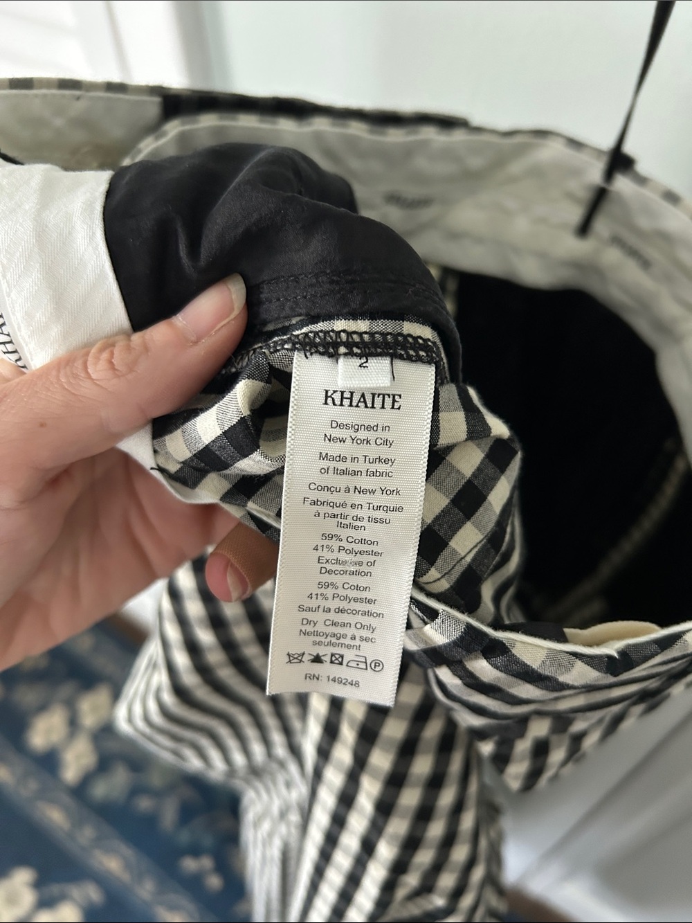 KHAITE Magdeline Pants, size 2 - Picture 3 of 4